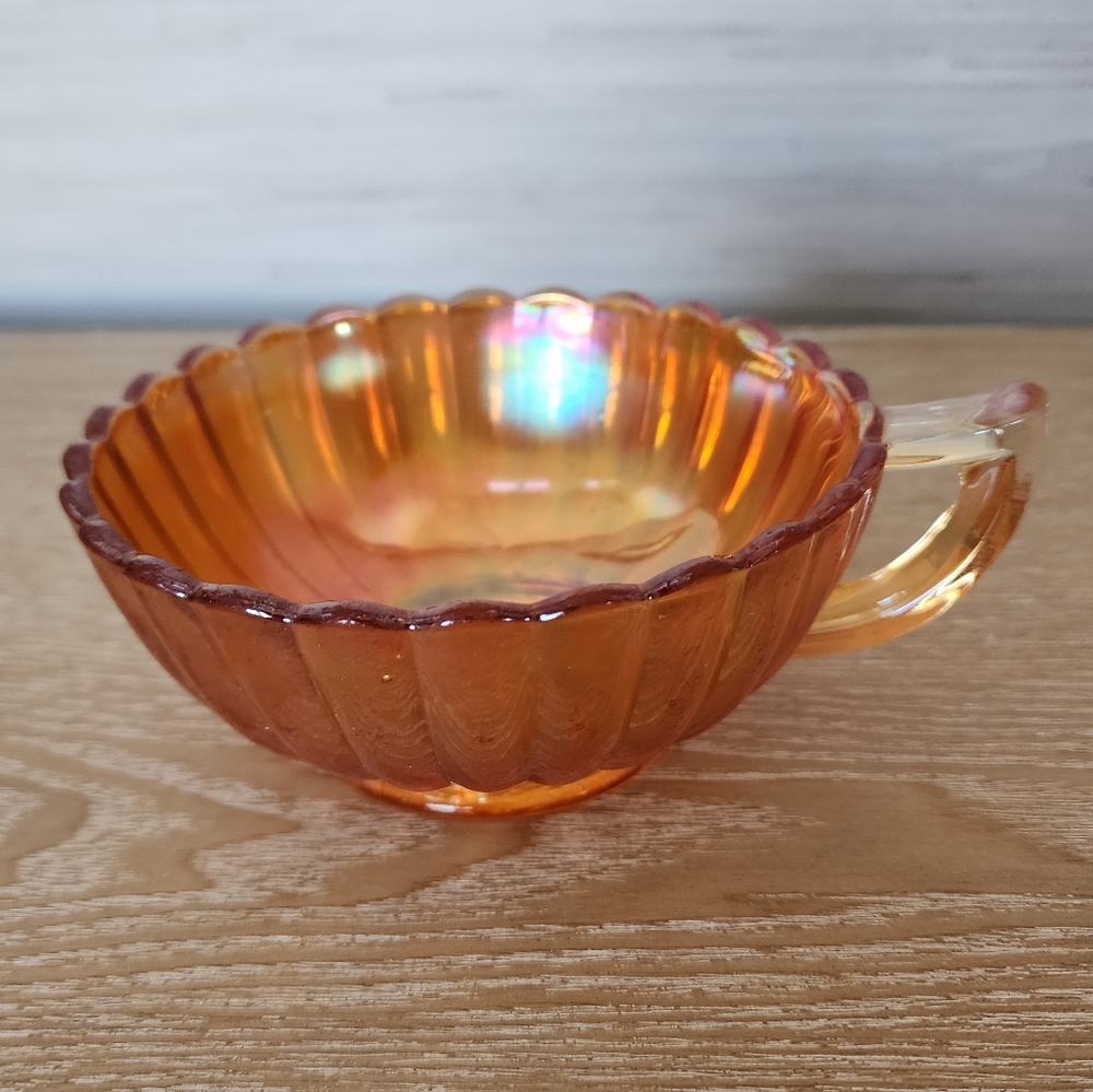 3 FOR $20! Vintage Carnival Glass Nappy Dish, Bowl